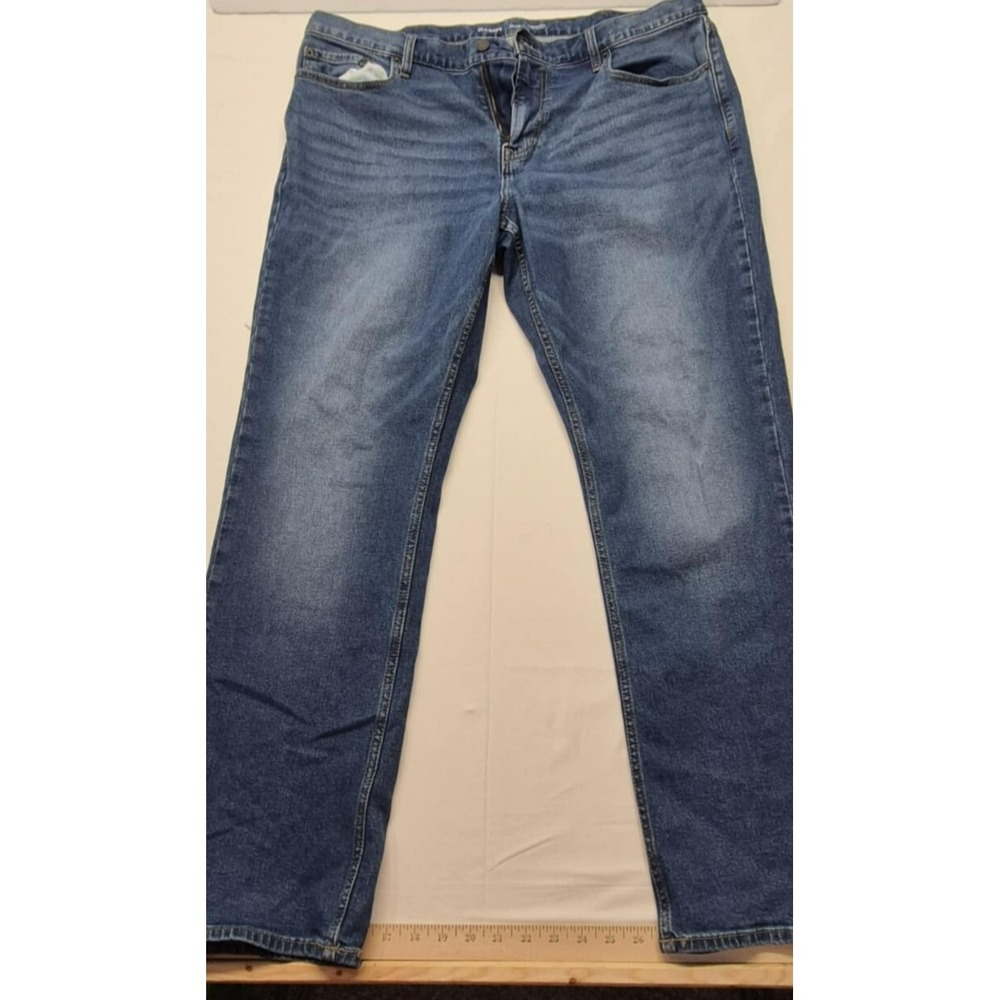 Old Navy men's straight fit with flex built in distressed denim jeans, sz 40x32